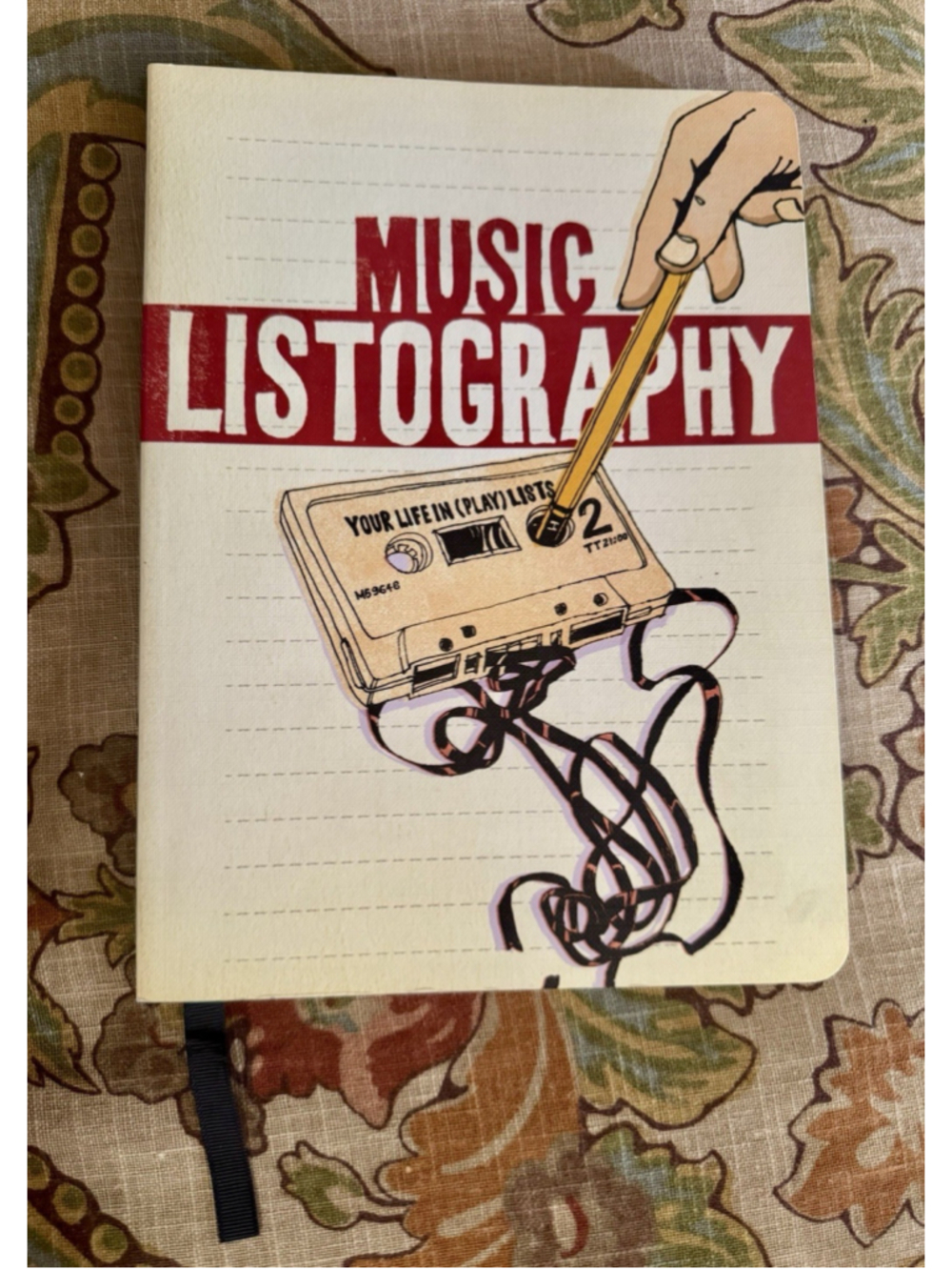 Music Listography Journal Your Life In Playlists Lisa Nola Chronicle Books NEW